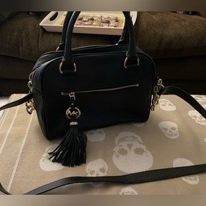 Michael Kors Black Leather Bag